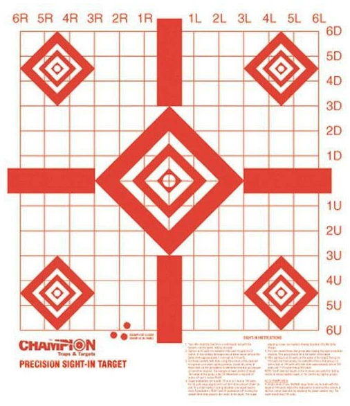Champion Redfield Style Precision Sight-In Target