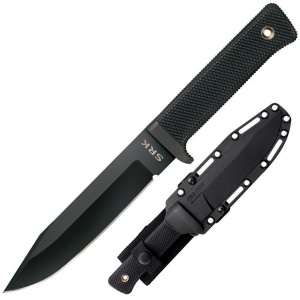 Cold Steel SRK Search Rescue Fixed Blade Tactical Knife - 6" Blade Black SK-5)