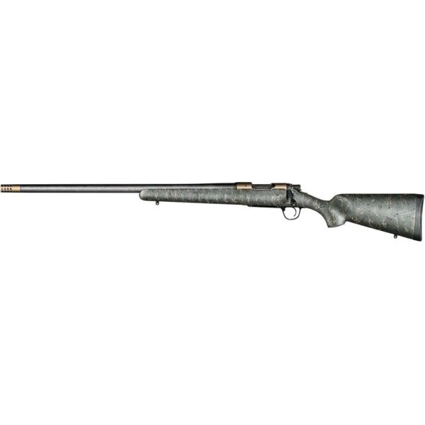 Christensen Arms Ridgeline Left Hand Rifle 28 Nosler 3rd Magazine 26" Bronze Barrel Green Black/Tan Webbing Stock