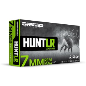 Ammo Inc. Hunt LR SST Rifle Ammunition 7mm Rem Mag 154gr PT 2900 fps 20/ct