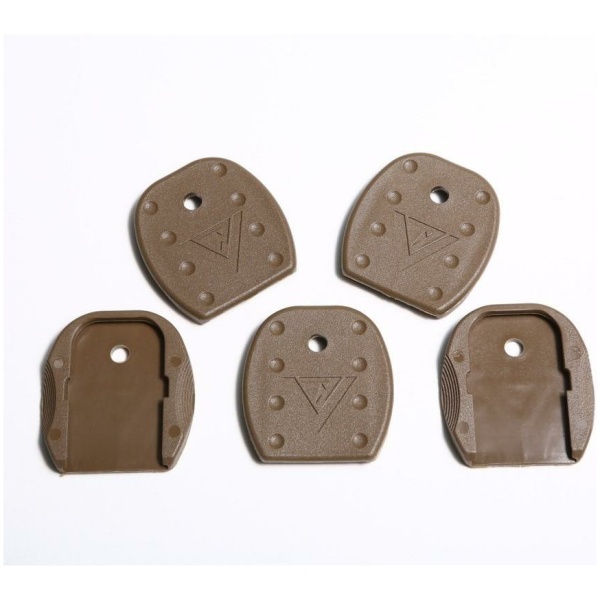 TangoDown Vickers Tactical Magazine Floor Plates for Glock 5pk Tan