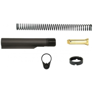 TacFire AR-15 6-Position Mil-Spec Buffer Tube Kit with Standard End Plate