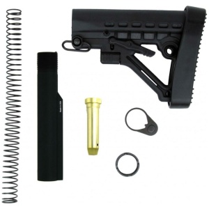 TacFire AR-15 Mil Spec Buffer Tube Kit with QD Attachments