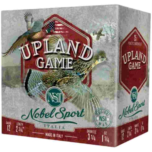 Nobel Sport Upland Game Shotshells 12 ga 2-3/4" 1-1/4 oz 1220 fps #7.5 25/ct