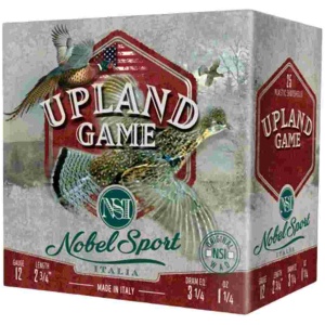 Nobel Sport Upland Game Shotshells 12 ga 2-3/4" 1-1/4 oz 1220 fps #8 25/ct