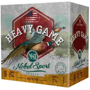 Nobel Sport Heavy Game Shotshells 20 ga 2-3/4" 1 oz 1250 fps #8 25/ct