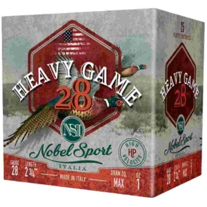 Nobel Sport Heavy Game 28 Shotshells 28 ga 2-3/4" 1 oz 1205 fps #7.5 25/ct