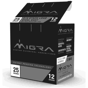 Migra Waterfowl Steel Shot Shotshells 12 ga 3" 1-1/4 oz 1430 fps #4#6 25/ct