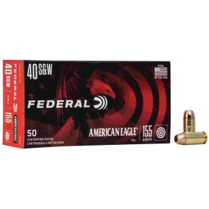 American Eagle Handgun Ammunition .40 S&W 155 gr FMJ 1160 fps 50/ct