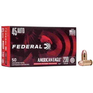 American Eagle IRT Handgun Ammunition .45 ACP 230 gr TMJ 850 fps 50/ct