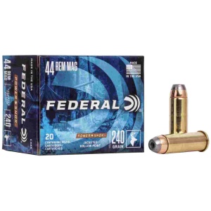 Federal Power-Shok Handgun Ammunition .44 Mag 240 gr JHP 1230 fps 20/box