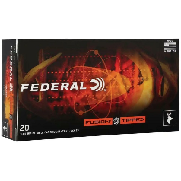 Federal Fusion Tipped Rifle Ammunition 300 Blackout 190gr PT 1050 fps 20/ct