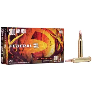 Federal Fusion Rifle Ammunition  .300 Win. Magnum 180gr Fusion 20/ct