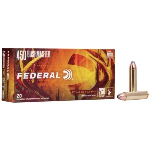 Federal Fusion Rifle Ammunition .450 Bushmaster 260 gr SP 2200 fps 20/ct