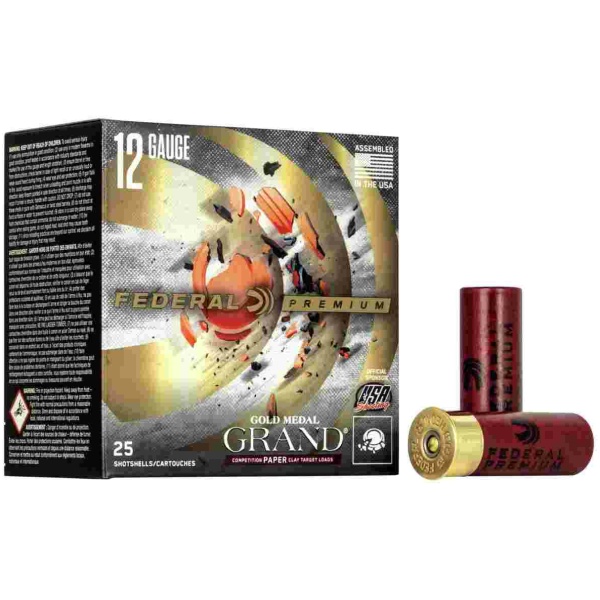 Premium Gold Medal 12GA 2-3/4 3DE 1-1/8OZ 7.5 25rd