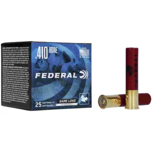 Federal Game-Shok Upland Game - Hi Brass Load - .410ga 2-1/2" 1/2oz. #7.5-Shot 25/Box