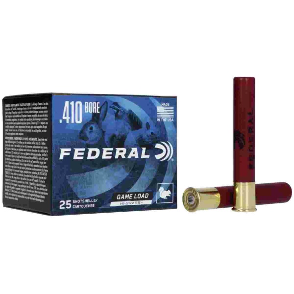 Federal Game-Shok Upland Game - Hi Brass Load - .410ga 3" 11/16oz. #4-Shot 25/Box