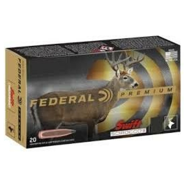 Federal Swift Scirocco II Rifle Ammunition .270 Win 130 gr Poly Tip 3050 fps 20/ct