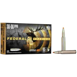Federal Premium Vital-Shok Rifle Ammunition .30-06 Sprg 165 gr TBT 2800 fps - 20/ct