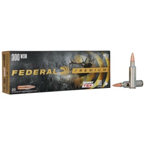 Federal Barnes TSX Rifle Ammunition .300 WSM 180gr 2980 fps 20/ct