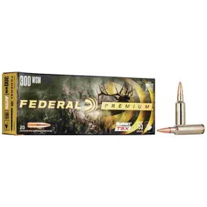 Federal Barnes TSX Rifle Ammunition .300 WSM 165gr 3150 fps 20/ct