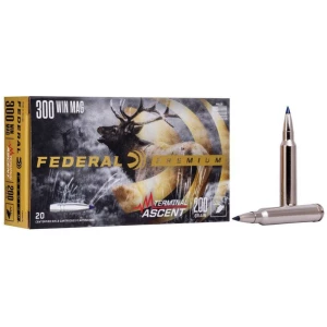 Federal Terminal Ascent Rifle Ammunition .300 Win Mag 200 gr 2810 fps 20/ct
