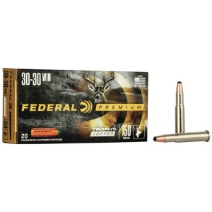 Federal Premium Trophy Copper Rifle Ammunition .30-30 Win 150 gr TC 2300 fps 20/ct
