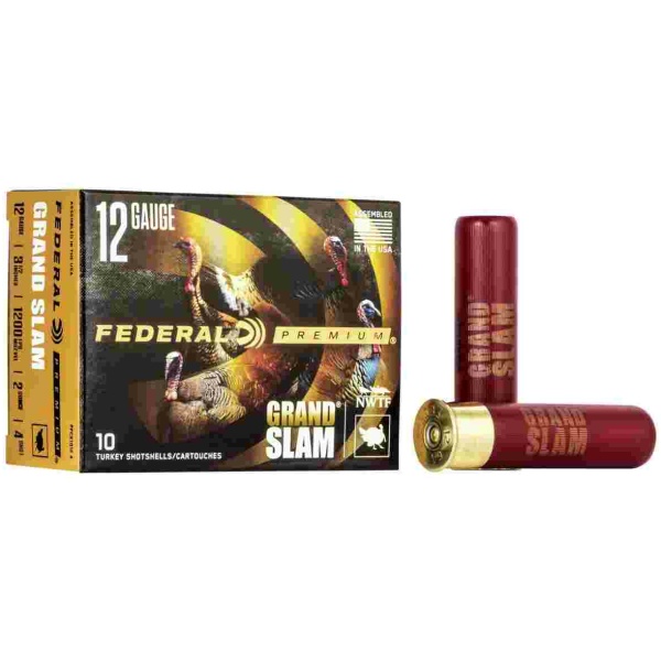 Federal Grand Slam Shotshells 12 ga 3-1/2" 2 oz 1200 fps 4 10/rd