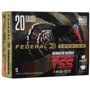 Premium Turkey Heavyweight TSS 20 ga 2-3/4" 1-1-1/8oz #9 1000 fps 5/ct