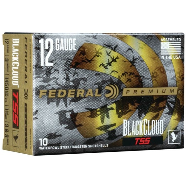 Federal Black Cloud TSS Shotshells 12ga 3" 1-1/4 oz 1450 fps #3#9 10/ct