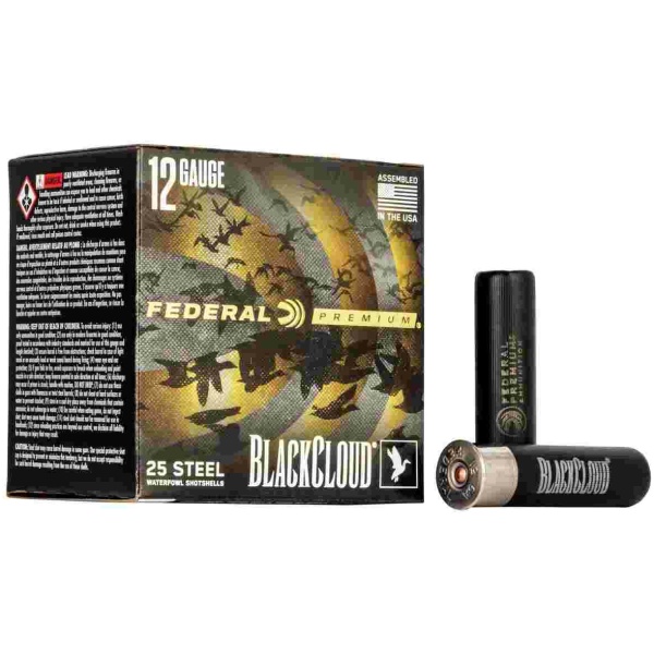 Federal Black Cloud FS Steel Shotshells 12ga. 3-1/2" 1-1/2oz #BBB 25/ct