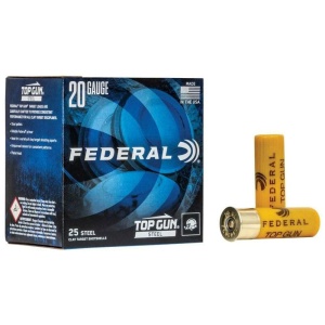 Federal Top Gun Steel Shotshells 20ga 2-3/4" 7/8oz #7 1214 fps 25/ct