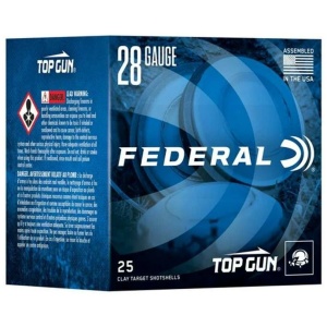 Federal Top Gun Sporting Shotshells 28ga 2-3/4" 3/4 oz 1330 fps #9 25/ct