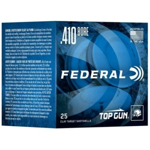 Federal Top Gun Sporting Shotshells .410 2-1/2" 1/2 oz 1330 fps #7.5 25/ct