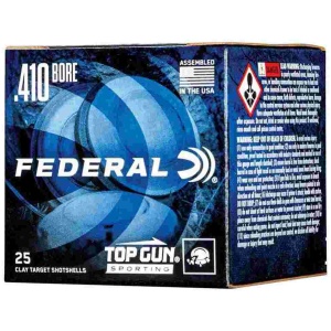 Federal Top Gun Sporting Shotshells .410 2-1/2" 1/2 oz 1330 fps #8 25/ct