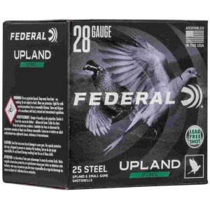 FEDERAL FIELD & RANGE STEEL 28GA 2 3/4" 5/8OZ 7.5 UPLAND STEEL AMMO 25RD