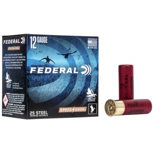 FEDERAL SPEED-SHOK HIGH VELOCITY STEEL 12GA 3" 1-1/4OZ 1 AMMO 25RD