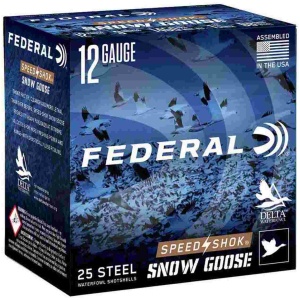 Federal Speed-Shok Snow Goose Shotshells 12 ga 3" 1-1/4oz 1450 fps #2 25/ct