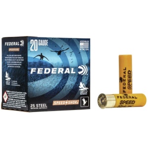 FEDERAL SPEED-SHOK HIGH VELOCITY STEEL 20GA 3" 7/8OZ 1 AMMO 25RD