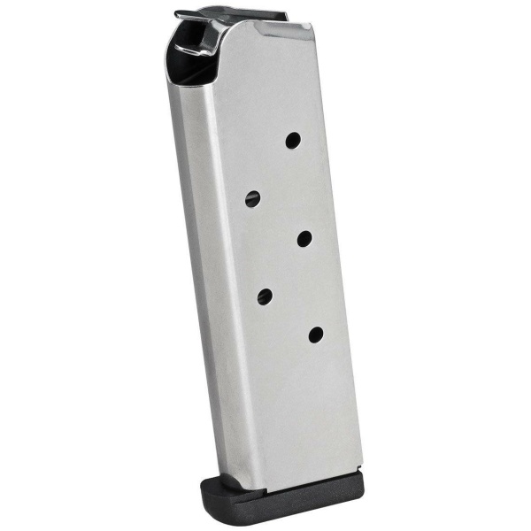 Springfield 1911 Stainless Steel  EMP Magazine with Slam Pad .45 ACP 7/rd
