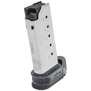 Springfield XD-S MOD.2 Tactical Extended Magazine Grey .45 ACP 6/rd