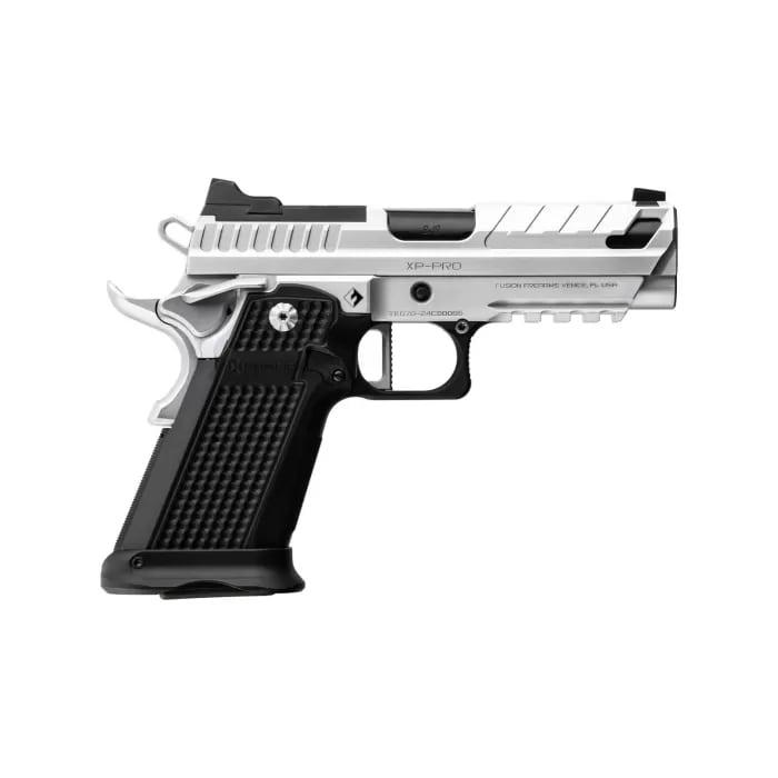 Fusion Firearms XP Pro 9 Handgun 9mm Luger 17rd magazines(2) 4'' Barrel RMR Optic Ready Chrome
