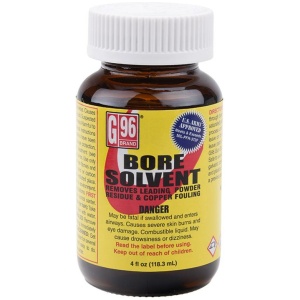G96 Military Grade Bore Solvent 4 oz Amber Glass Jar