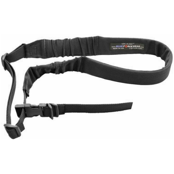 Blue Force Gear 1-Point Padded Bungee Sling with Push Button Adapter Black