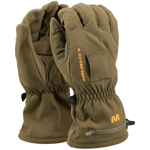 Muddy Nucleus Heated Softshell Gloves Brown Clay L