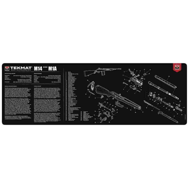TekMat 12x36 Gun Cleaning Mat - M14 (M1A)