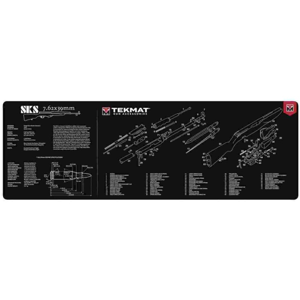 TekMat 12x36 Gun Cleaning Mat - SKS