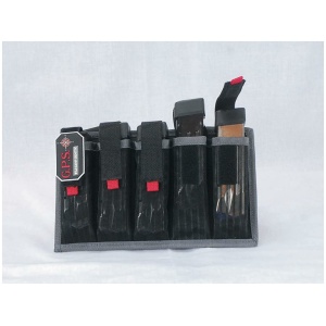 G-Outdoors Pistol Magazine Tote 10 Magazines Capacity-Black