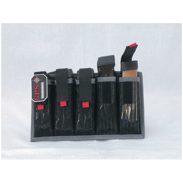G-Outdoors Pistol Magazine Tote 10 Magazines Capacity-Black
