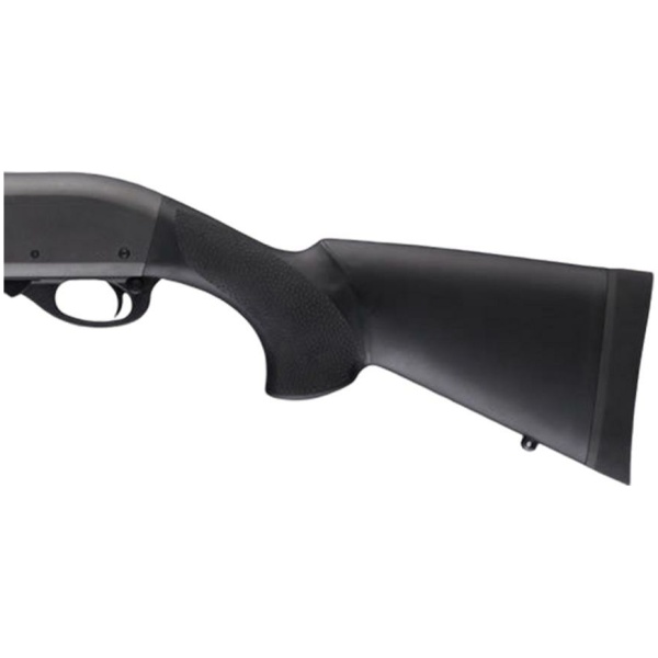 Hogue Shotgun Stock for Remington 870 12 Gauge OverMolded Shotgun Stock - 12" L.O.P. Black